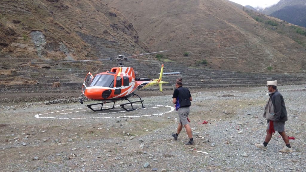 Rukum taksera helicopter tour 8