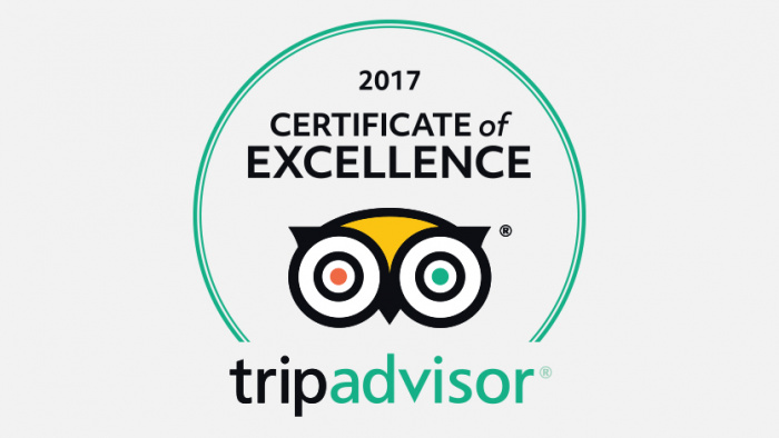 Tripadvisor certificate of excellence