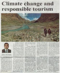 Article publish on rising nepal on 3 april 2019